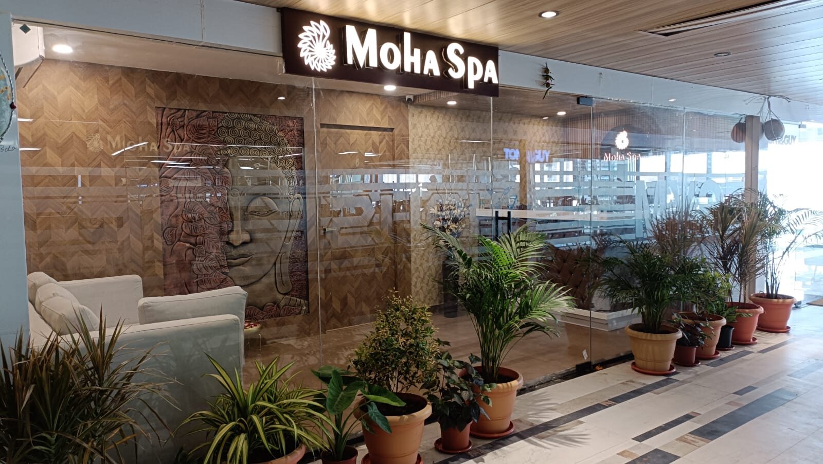 Moha Spa entrance in Kokapet, Hyderabad
